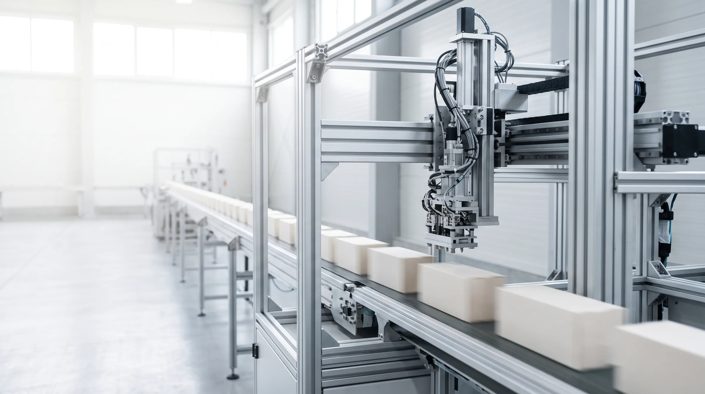 Automated production line braking and motion control